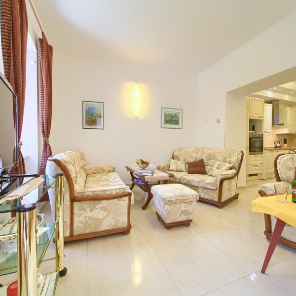 Living room, Little villa Tony, Family Apartments Parat Crikvenica 51260 Crikvenica